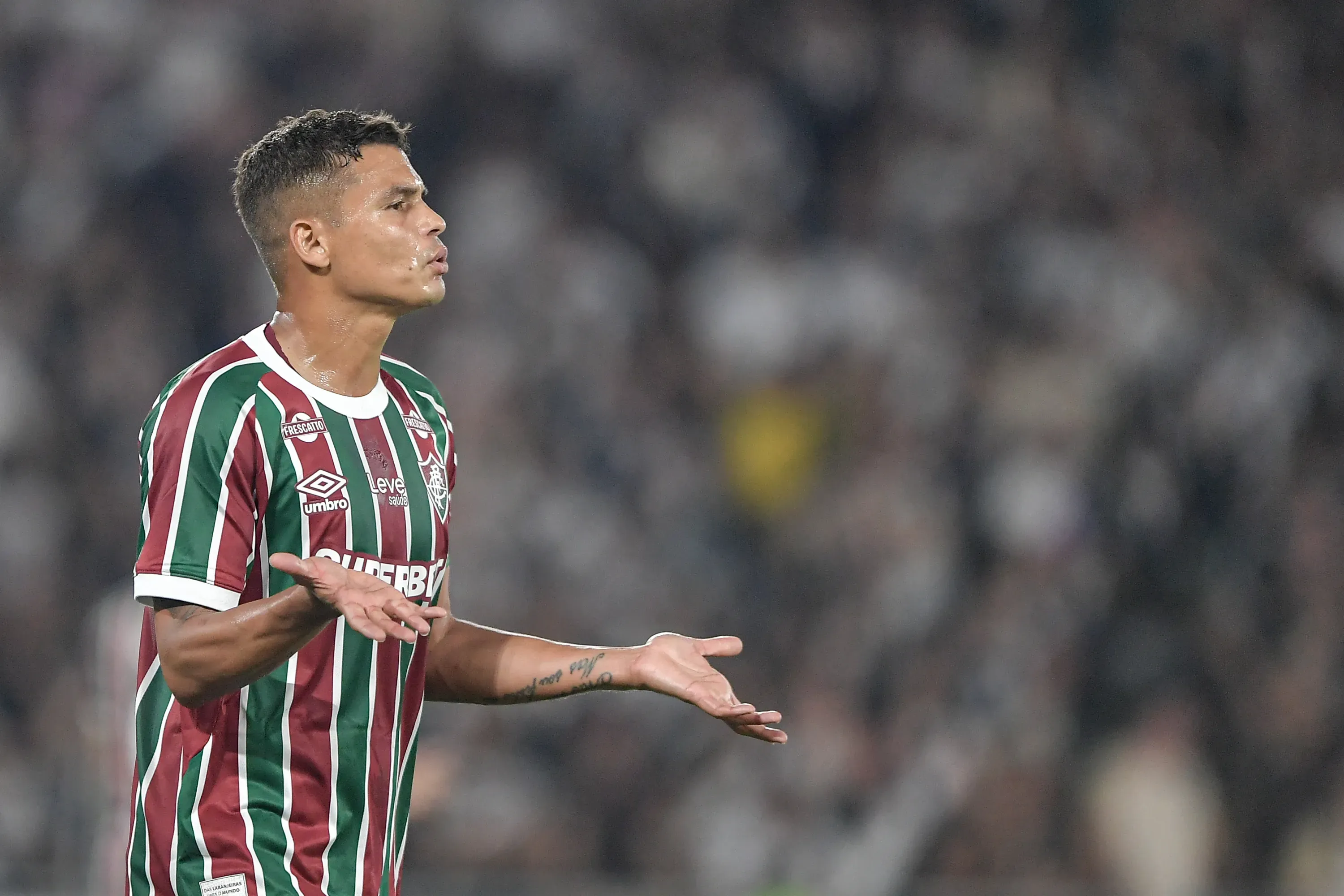 Thiago Silva jogador do Vasco durante partida contra o Fluminense no estadio Maracana pelo campeonato Copa Do Brasil 2025. Foto: Thiago Ribeiro/AGIF