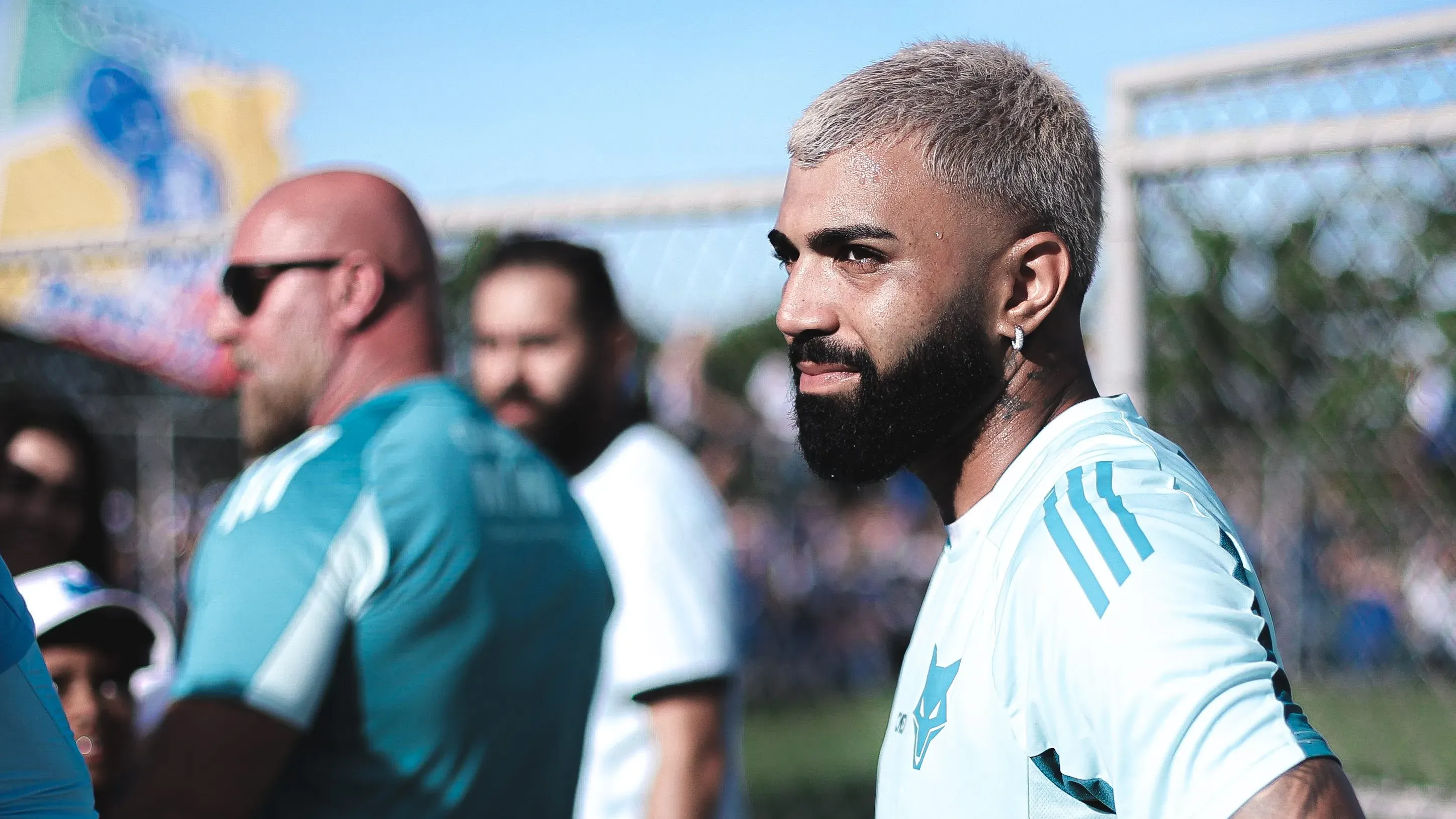 Gabigol durante treino na Toca da Raposa. Foto: Gustavo Martins/ Cruzeiro