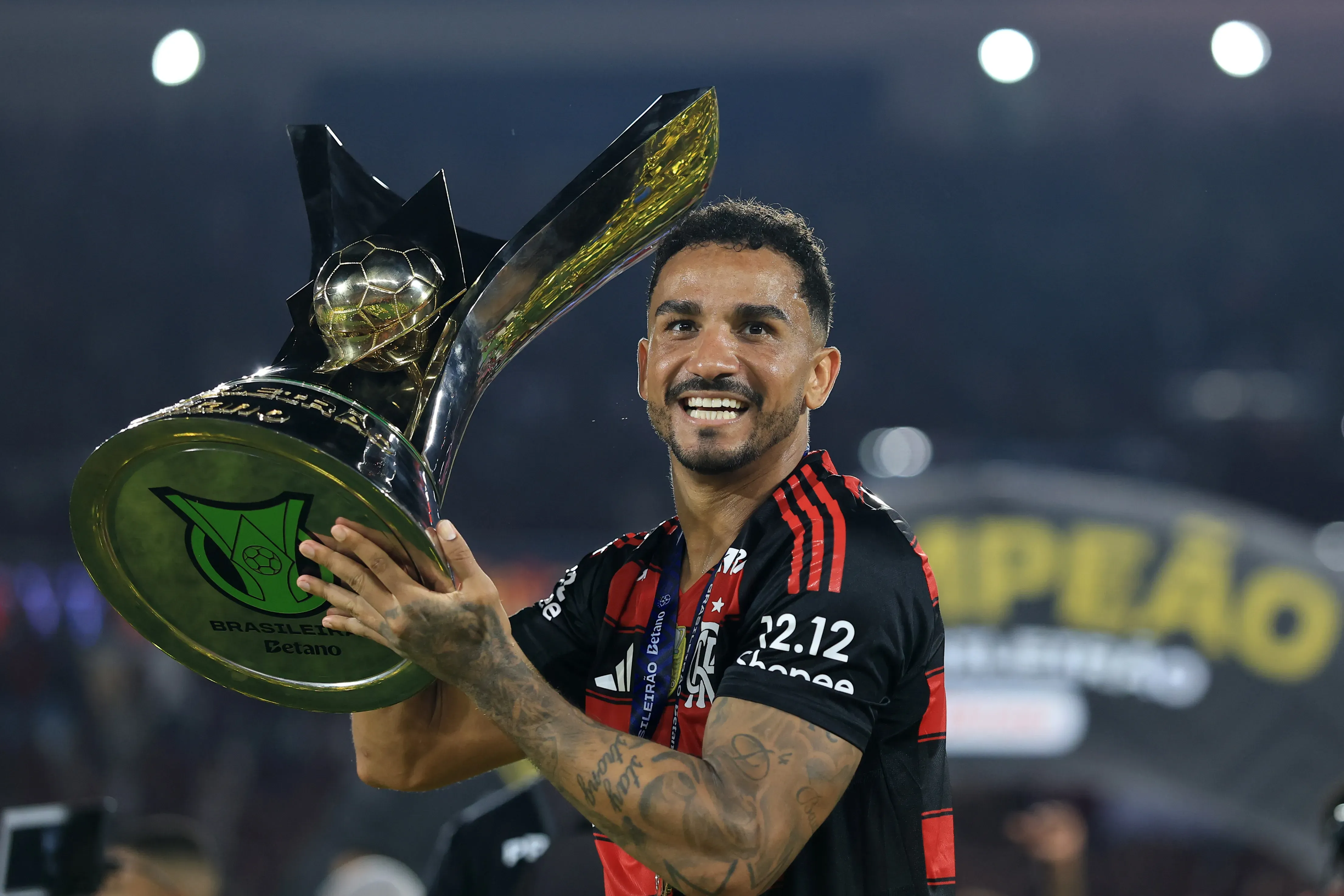 Flamengo confirmou o título contra o Ceará, na 37º rodada. Foto: Buda Mendes/Getty Images)