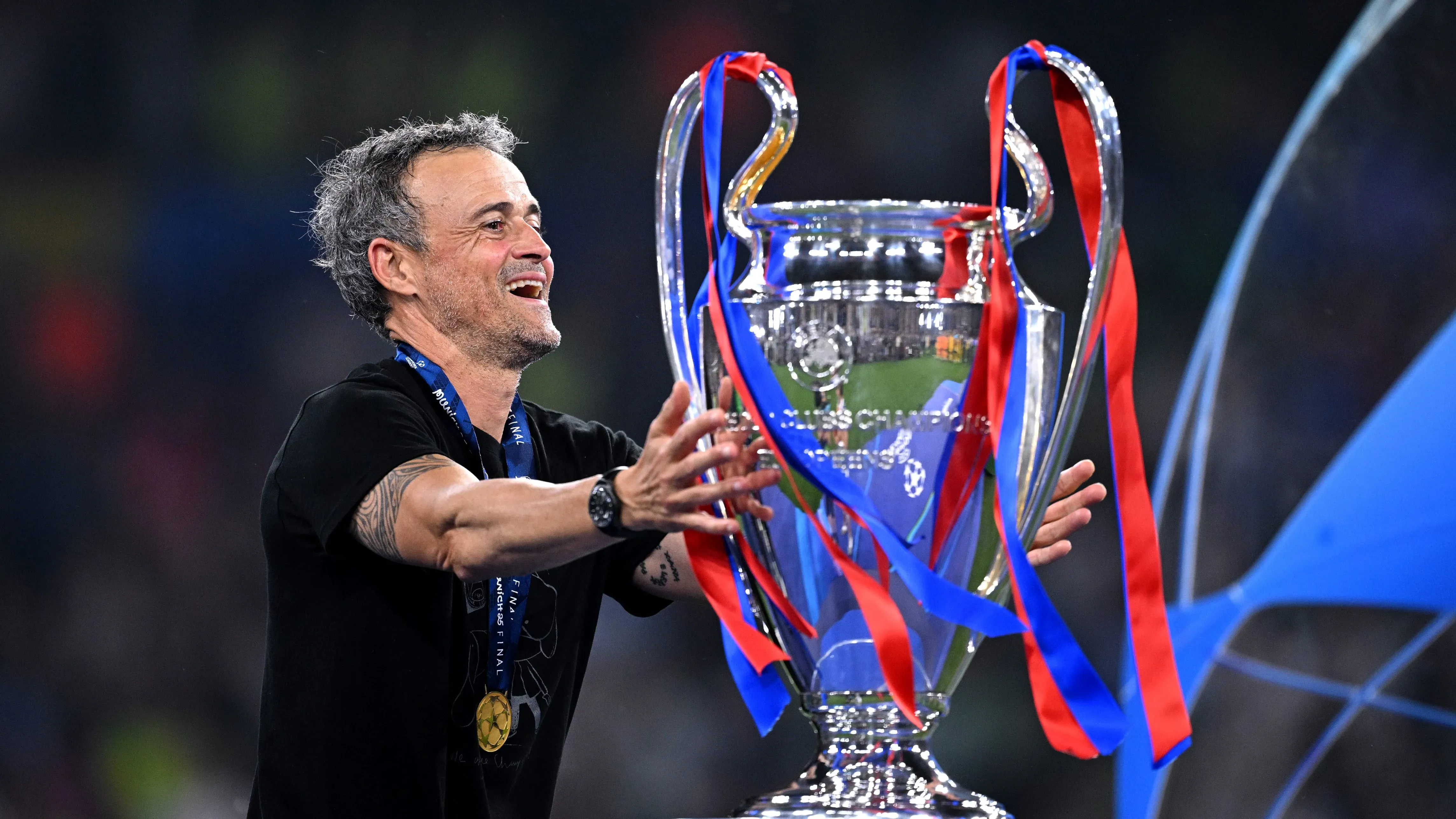Luis Enrique, técnico do PSG. (Photo by Justin Setterfield/Getty Images)
