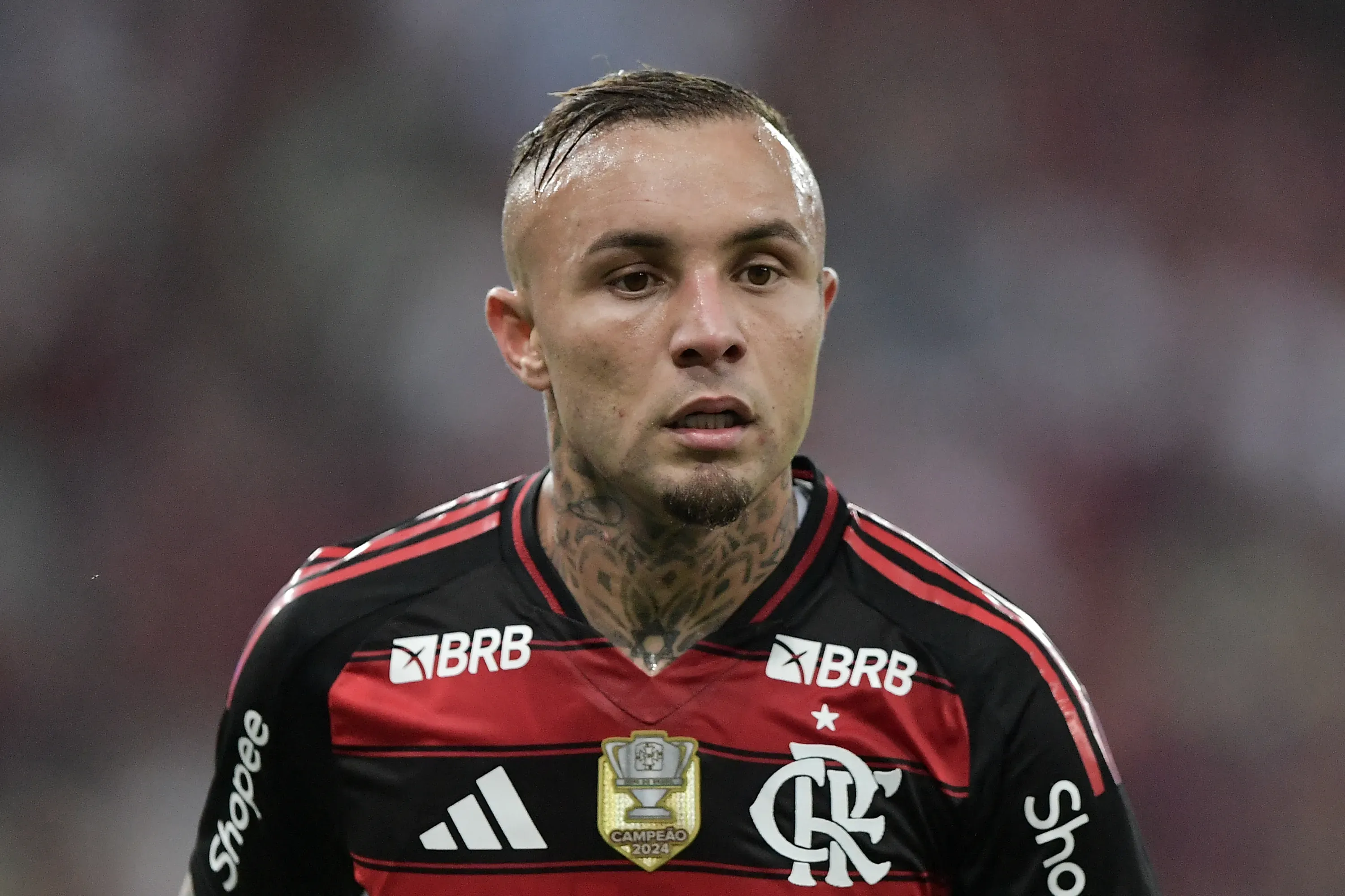 Everton Cebolinha tem situação indefinida no Flamengo. Foto: Thiago Ribeiro/AGIF