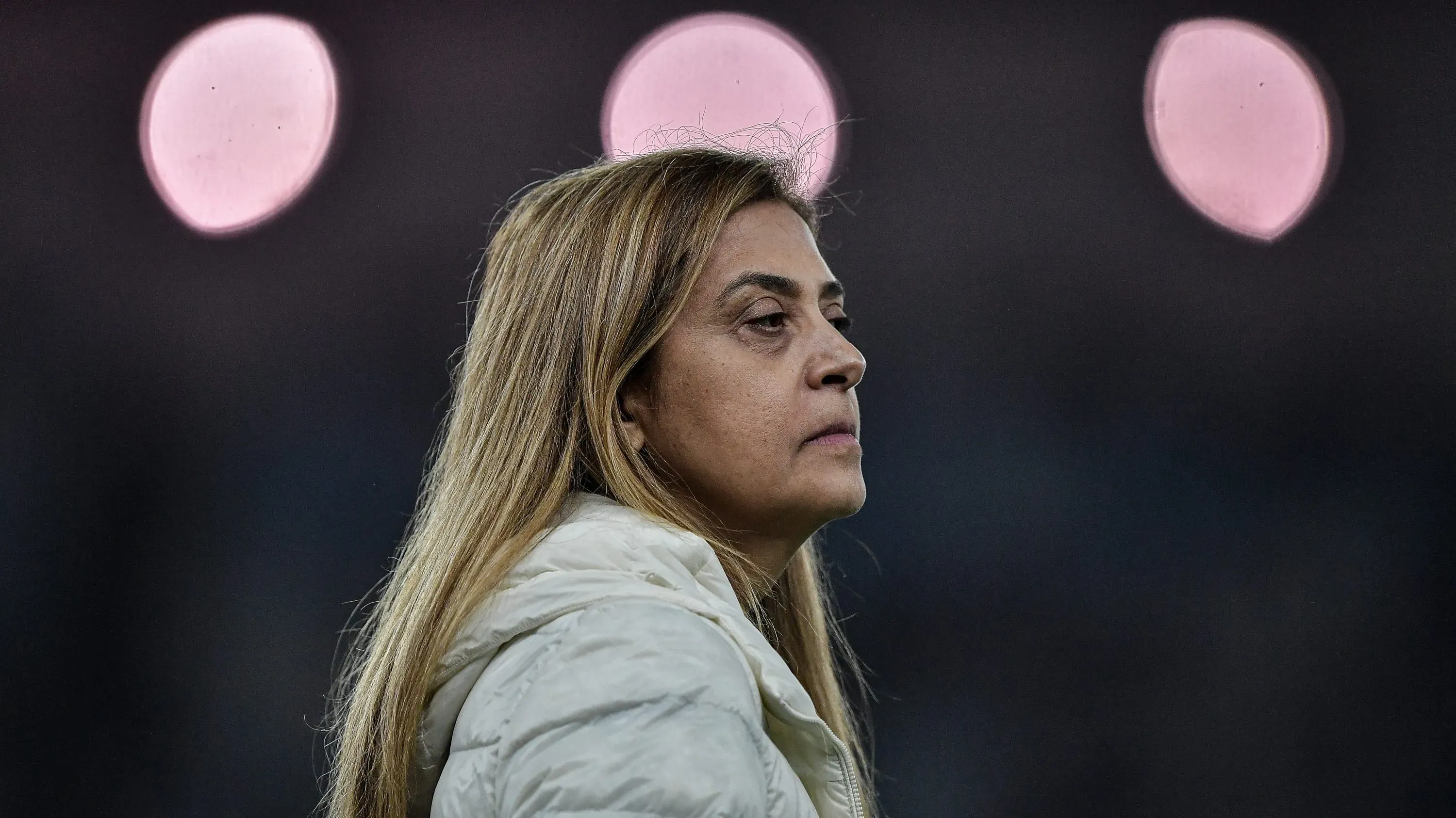 Leila Pereira detona equipe do Palmeiras. Foto: Thiago Ribeiro/AGIF