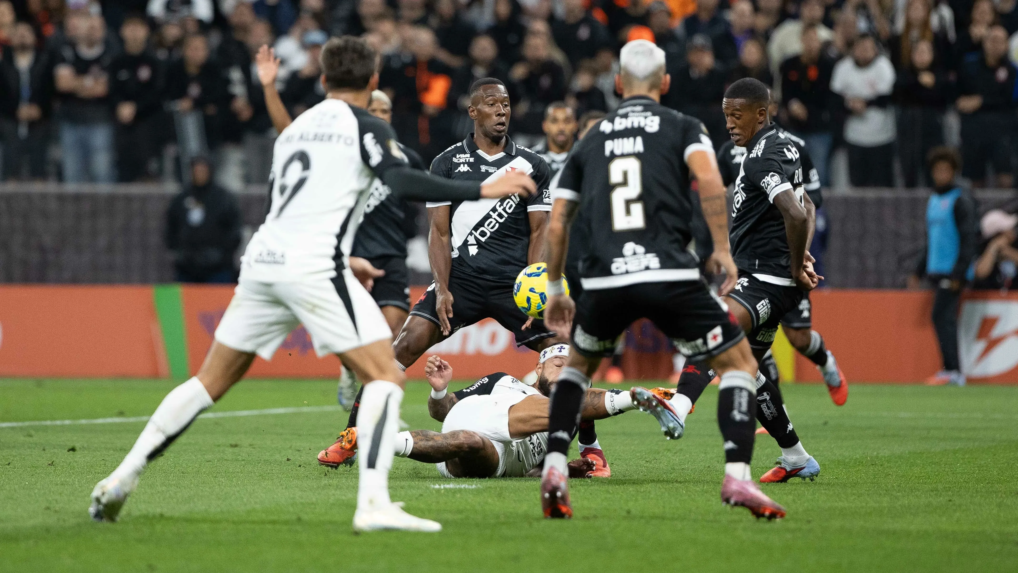 Corinthians x Vasco na Neo Quimica Arena. Foto: Joisel Amaral/AGIF