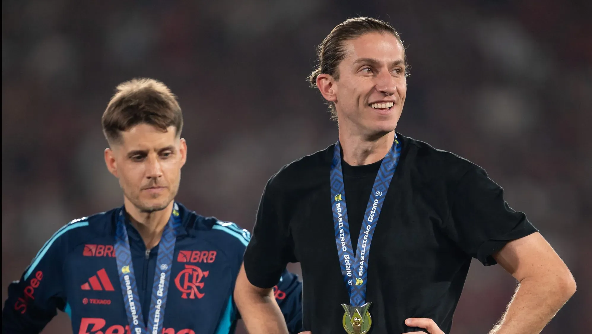 Filipe Luís já é multicampeão pelo Flamengo - Foto: Jorge Rodrigues/AGIF.