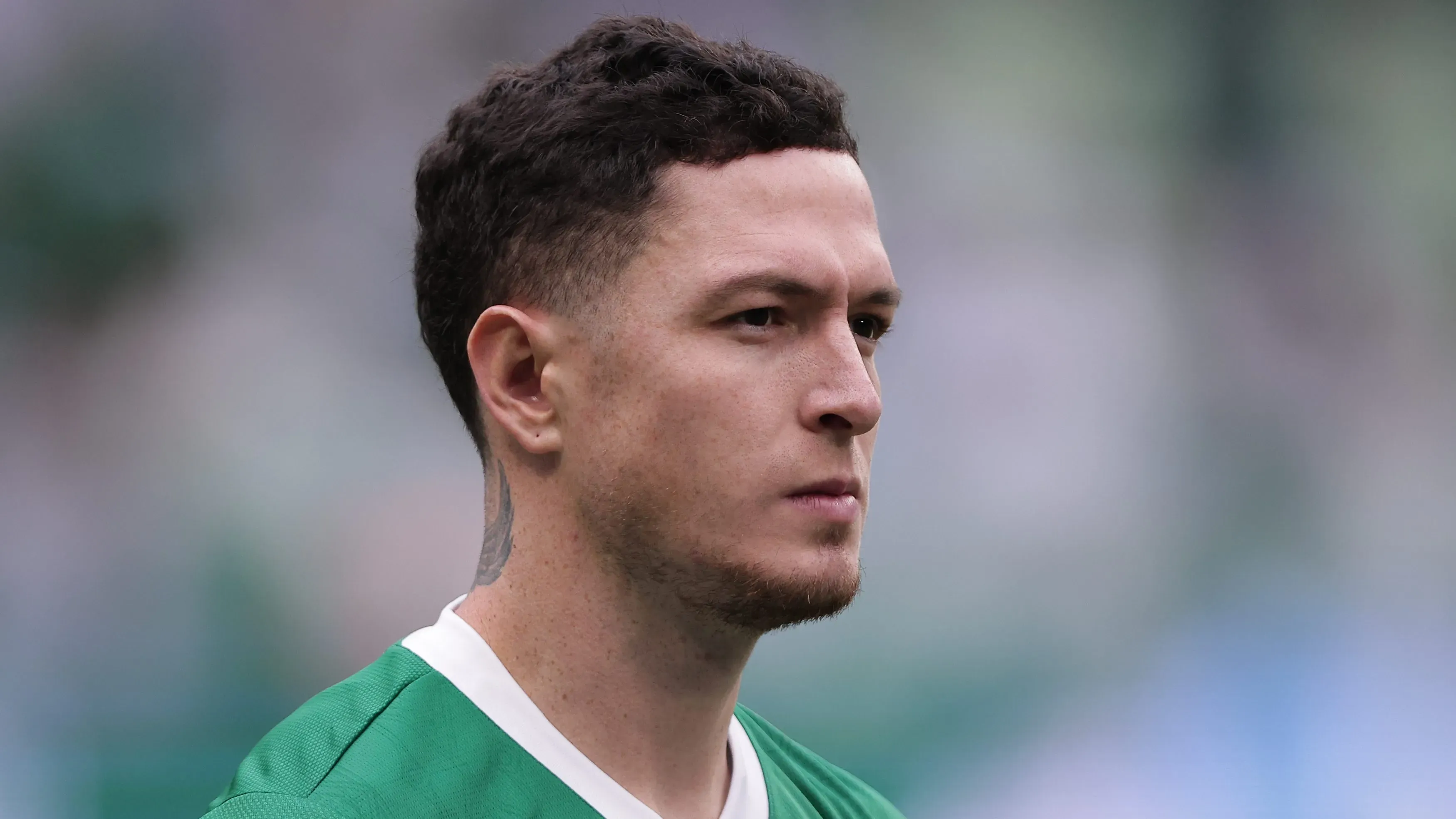 Anibal Moreno, jogador do Palmeiras, durante partida contra o Ceara no estadio Arena Allianz Parque pelo campeonato Brasileiro A 2025. Foto: Ettore Chiereguini/AGIF