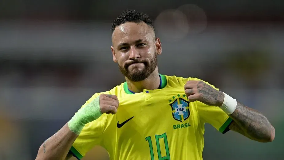 Neymar na Seleção Brasileira. Foto: Pedro Vilela/Getty Images
