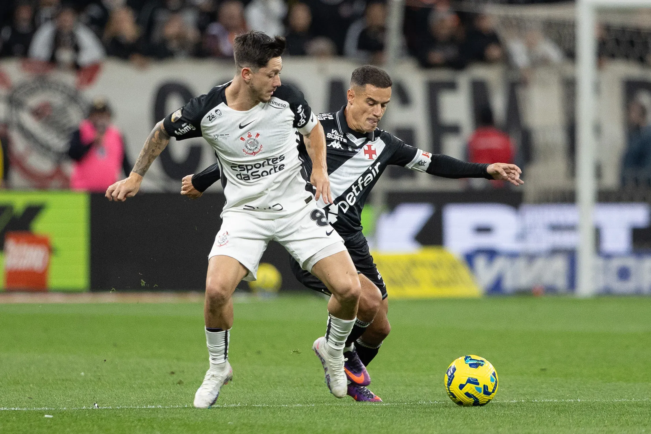 Corinthians e Vasco empataram sem gols no jogo de ida, na Neo Química Arena. Foto: Joisel Amaral/AGIF