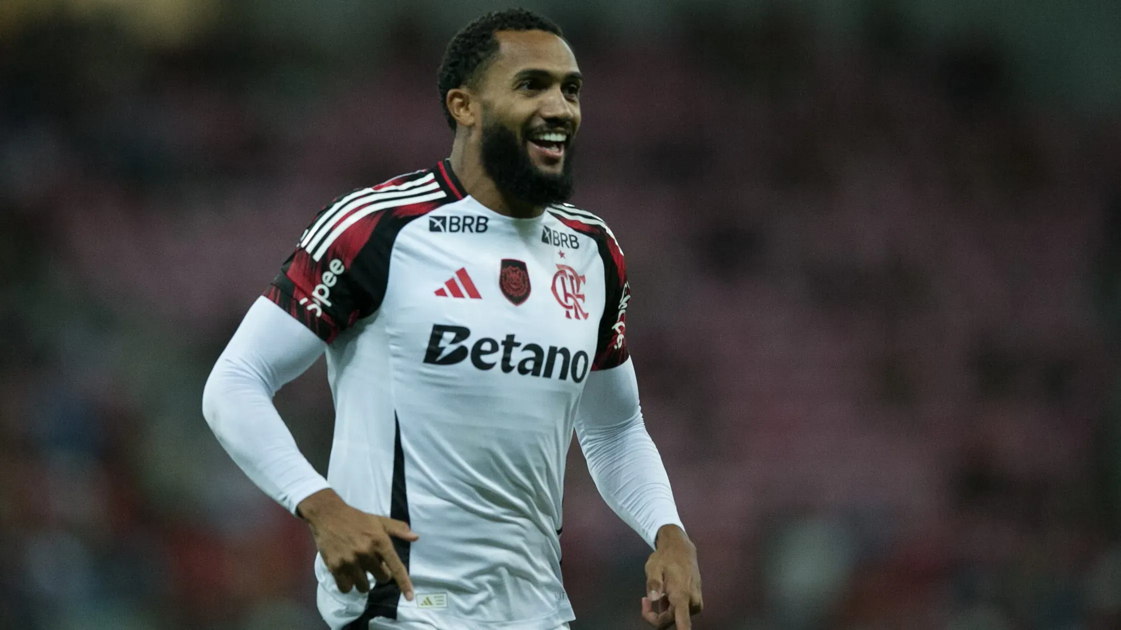 PE – SAO LOURENCO DA MATA – 15/11/2025 – BRASILEIRO A 2025, SPORT X FLAMENGO – Juninho jogador do Flamengo durante a partida contra o Sport na Arena de Pernambuco, pelo Campeonato Brasileiro A 2025. Foto: Marlon Costa/AGIF
