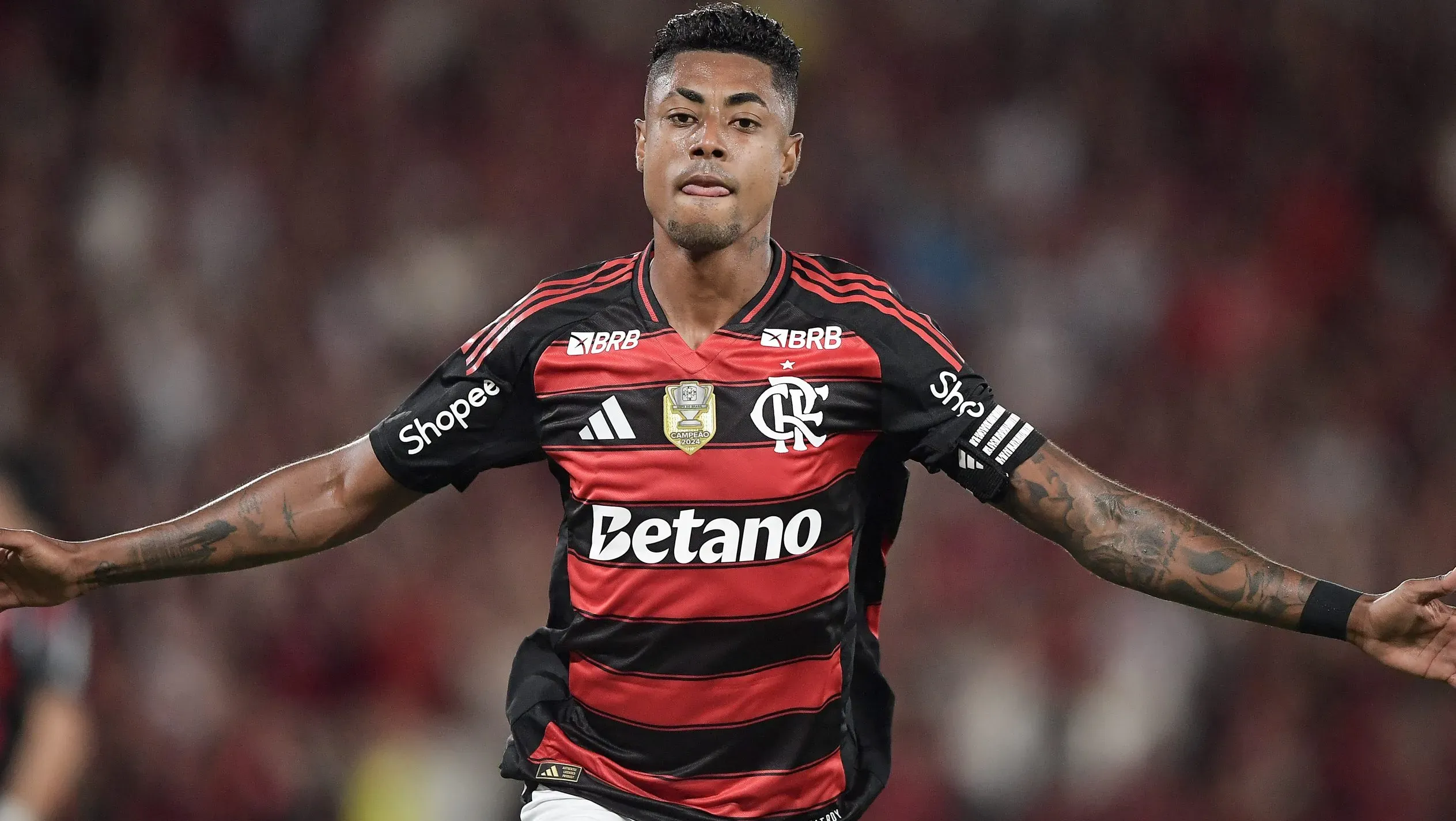 Bruno Henrique. Foto: Thiago Ribeiro/AGIF