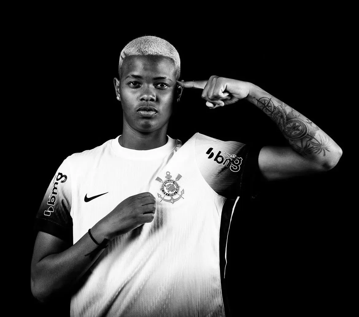 Jogadora Jhonson, do Corinthians. Foto: Rodrigo Gazzanel/Ag. Corinthians