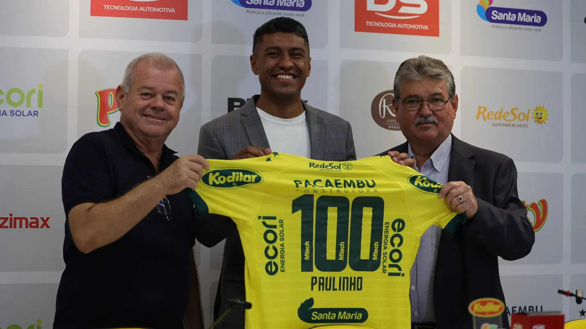 Paulinho no Mirassol. Foto: Pedro Zacchi/AGIF