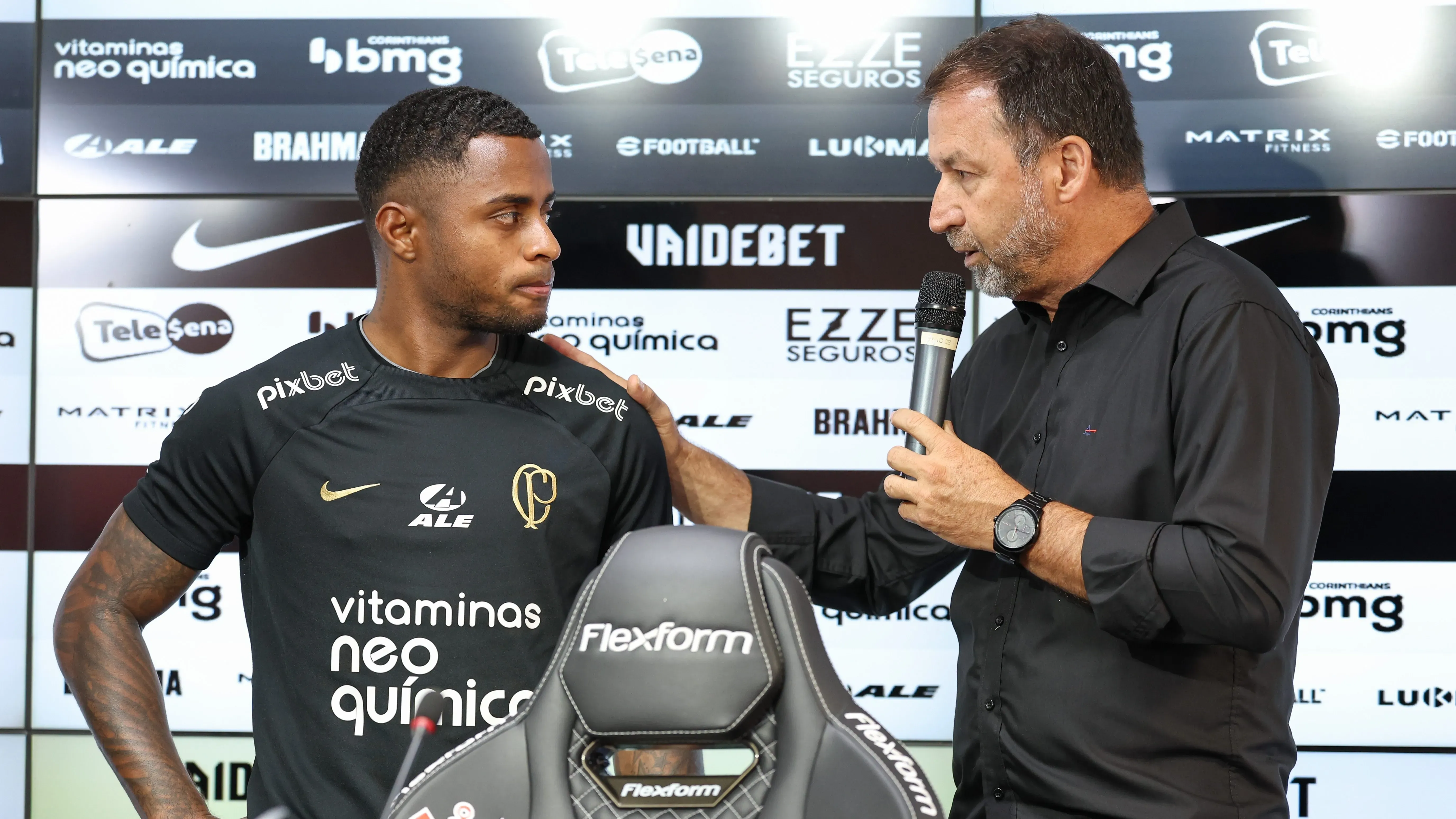 Palacios chegou ao Timão em 2024. Foto: Marcello Zambrana/AGIF