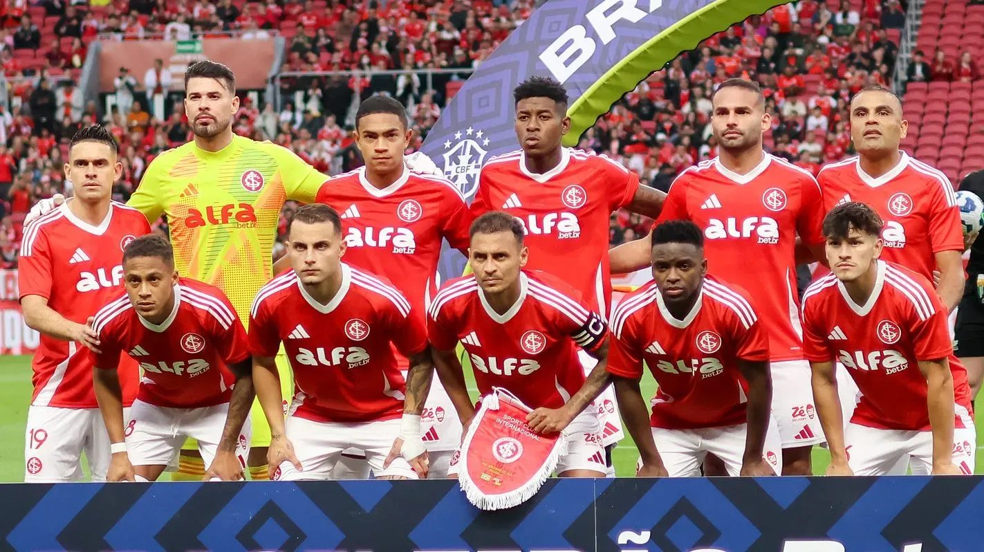 Elenco do Inter. Foto: Ricardo Duarte / Internacional