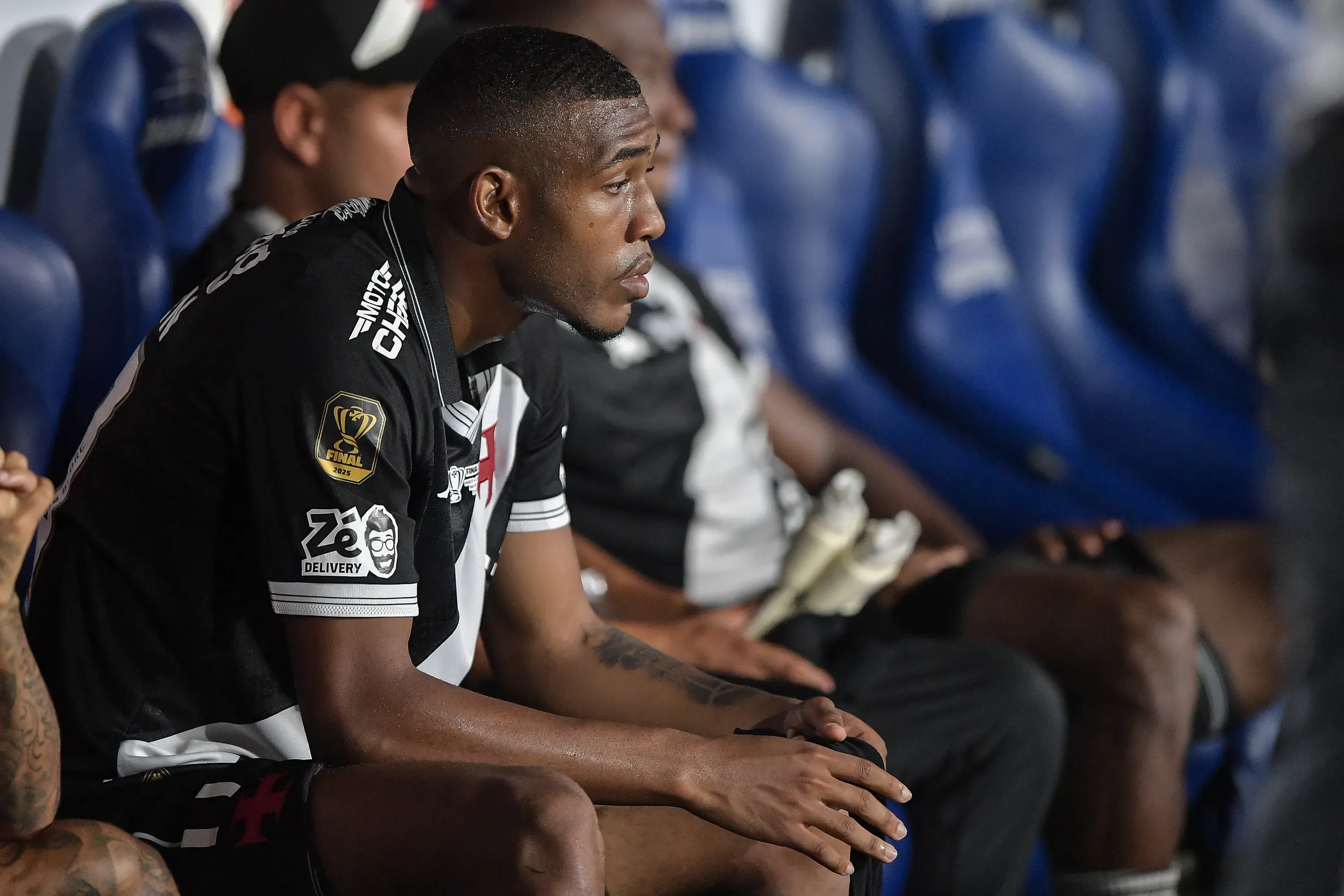 Rayan após derrota do Vasco na final da Copa do Brasil. Foto: Thiago Ribeiro/AGIF