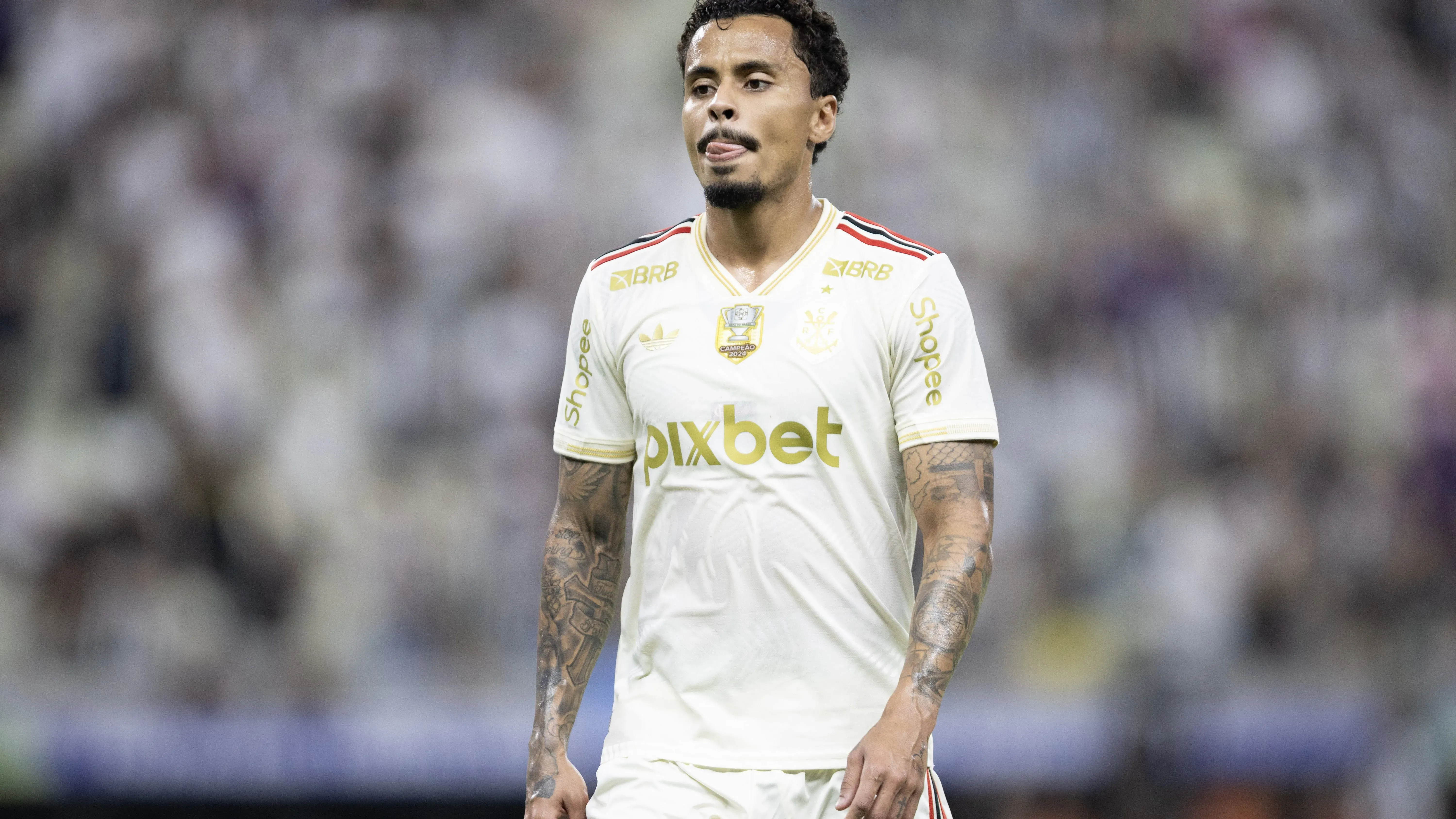 CE – FORTALEZA – 03/08/2025 – BRASILEIRO A 2025, CEARA X FLAMENGO – allan jogador do Flamengo durante partida contra o Ceara no estadio Arena Castelao pelo campeonato Brasileiro A 2025. Foto: Baggio Rodrigues/AGIF