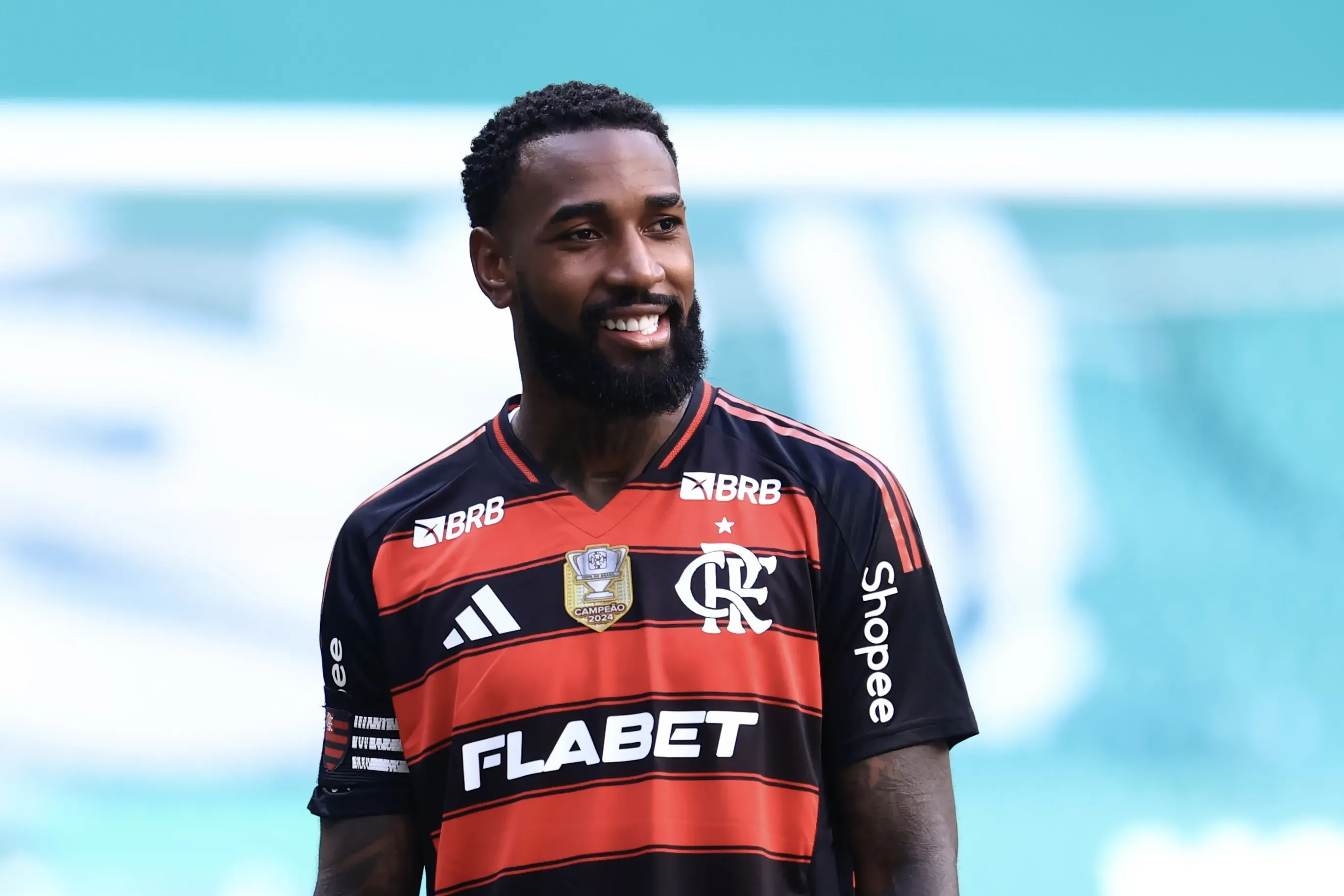 SP – SAO PAULO – 25/05/2025 – BRASILEIRO A 2025, PALMEIRAS X FLAMENGO – Gerson, ex-jogador do Flamengo, durante partida contra o Palmeiras no estadio Arena Allianz Parque pelo campeonato Brasileiro A 2025. Foto: Marcello Zambrana/AGIF