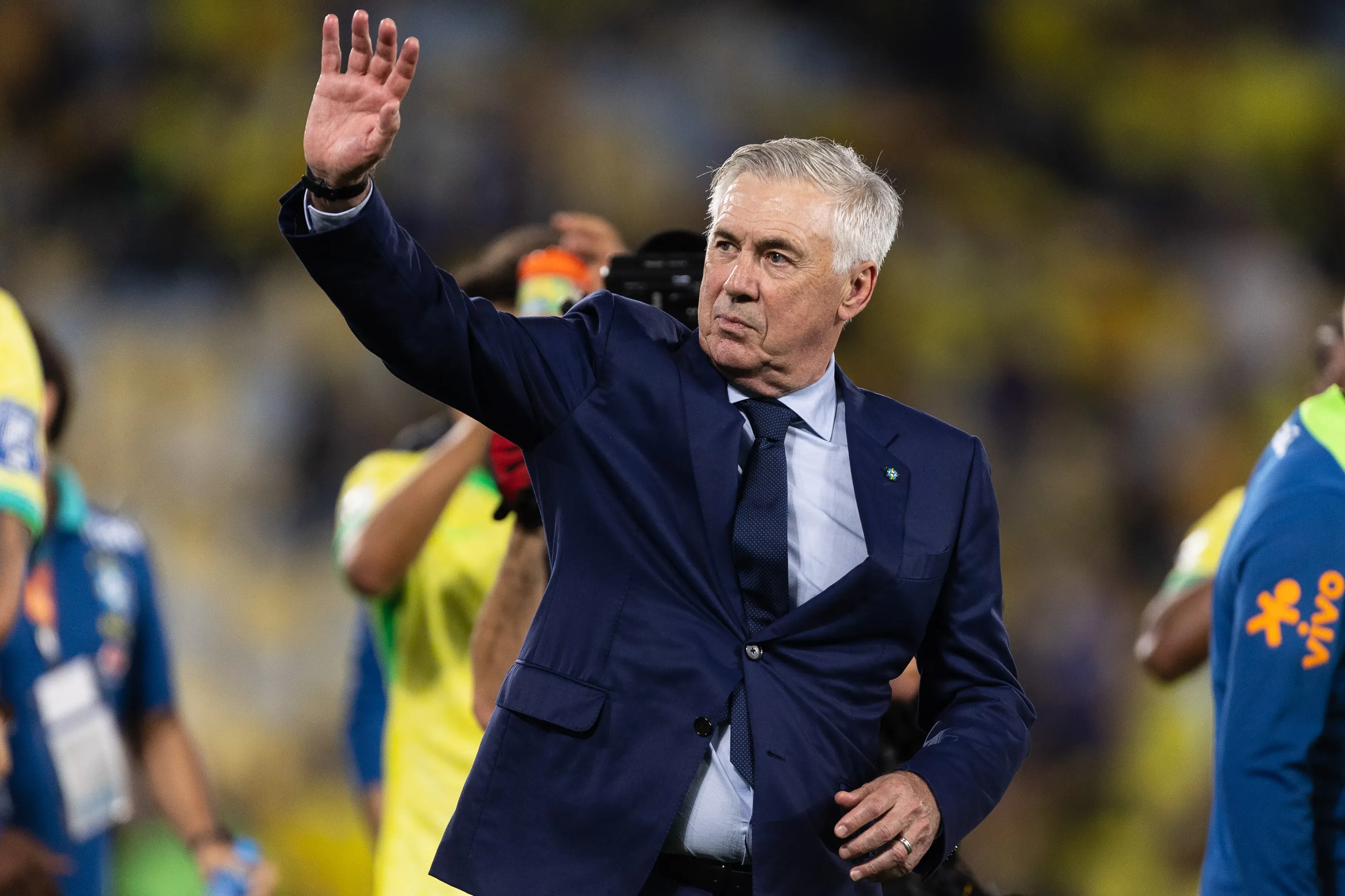 Carlo Ancelotti, técnico da Seleção Brasileira. (Photo by Ruano Carneiro/Getty Images)