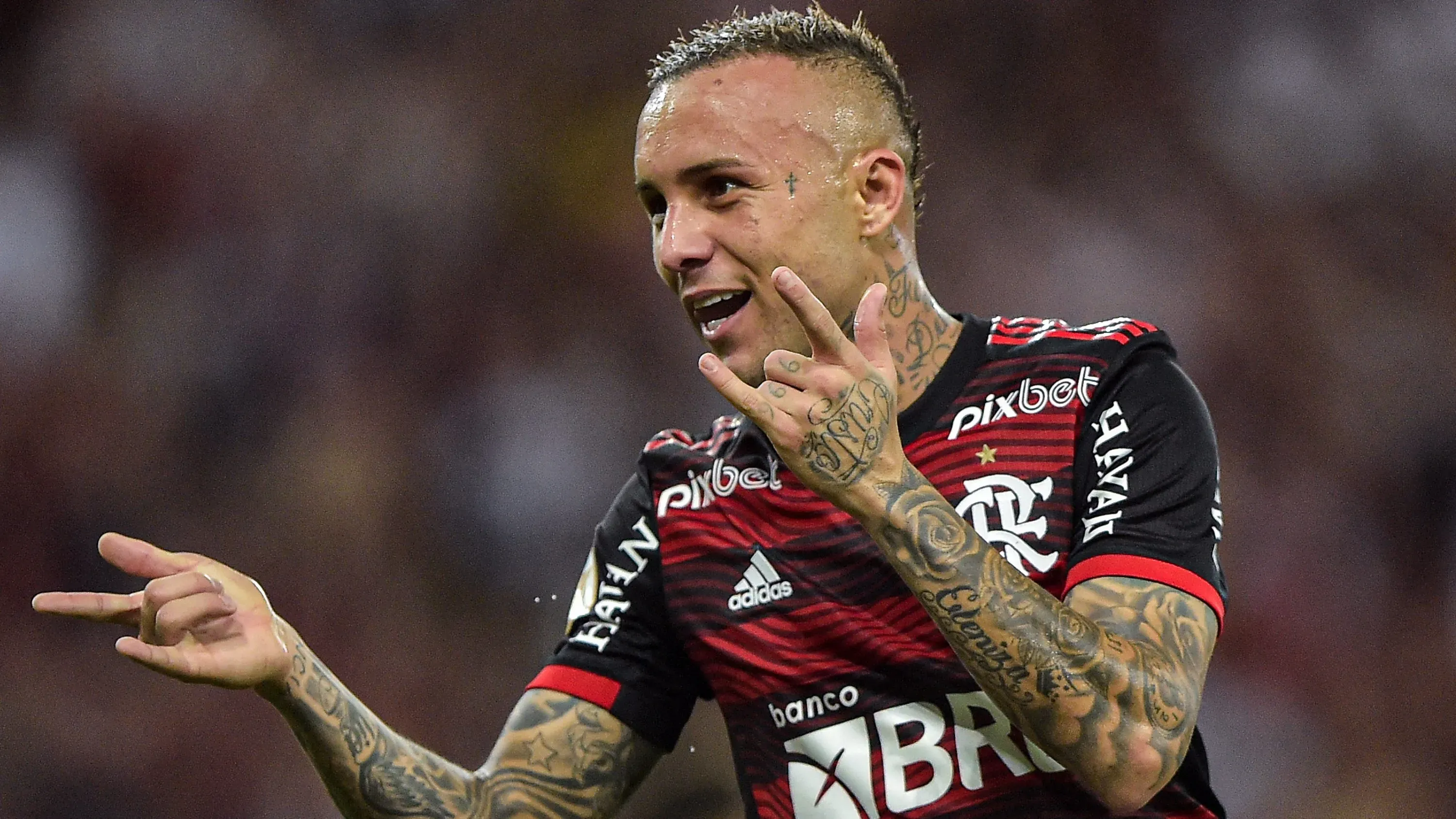 Cebolinha foi oferecido pelo Flamengo como parte de pagamento - Foto: Thiago Ribeiro/AGIF.