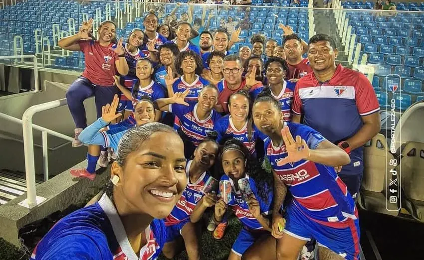 Equipe do Fortaleza. Foto: Divulgação/Fortaleza