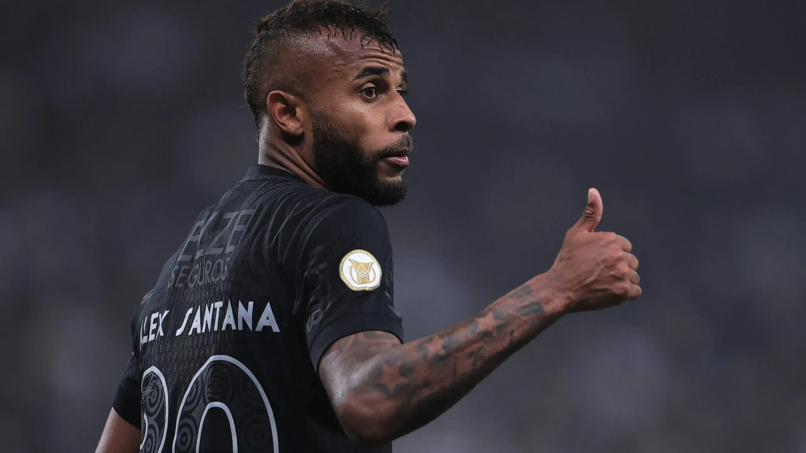 Alex Santana, jogador do Corinthians, durante partida contra o Criciuma no estadio Arena Corinthians pelo campeonato Brasileiro A 2024. Foto: Ettore Chiereguini/AGIF
