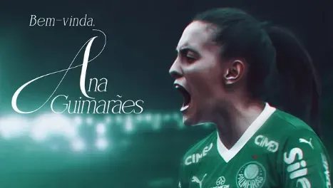 Anúncio de Ana Guimarães publicado pelo Palmeiras