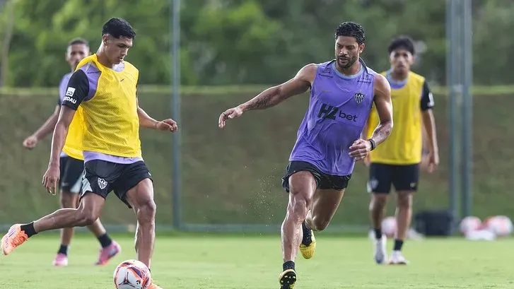 Hulk no Atlético-MG. Foto: Pedro Souza / Atlético