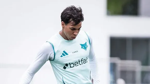 Kaio Jorge no Cruzeiro. Foto: Gustavo Aleixo/Cruzeiro