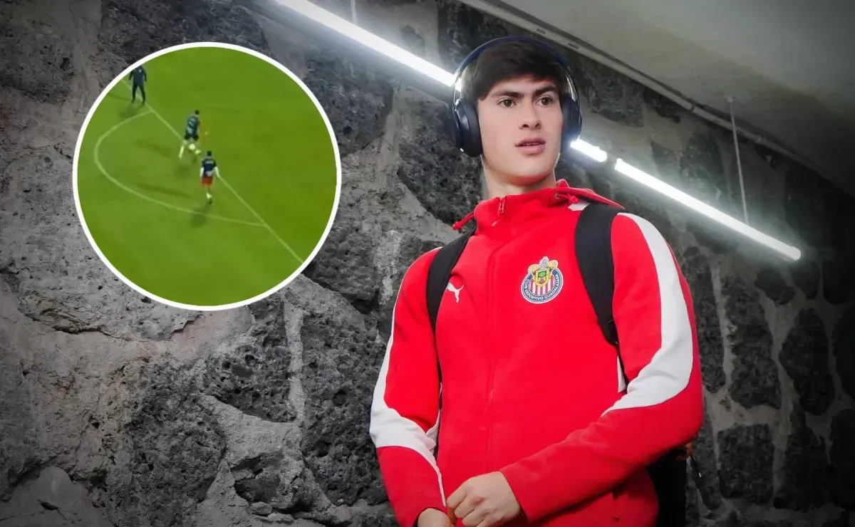 La TV no lo mostró: el momento exacto en el que Armando González se lesionó previo a Chivas vs. Cruz Azul