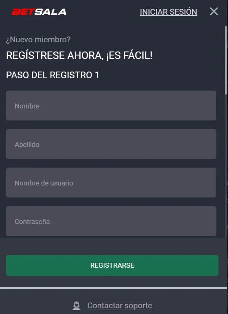 codigo promocional betsala