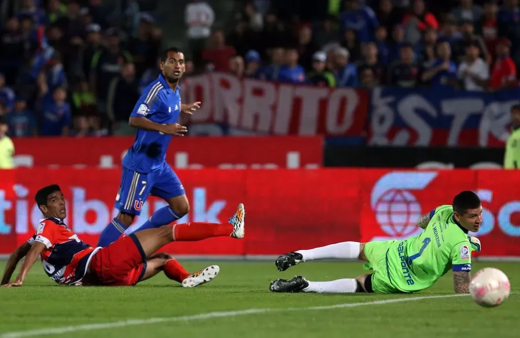 César Cortés vistió la camiseta de Universidad de Chile entre 2013 y 2015.