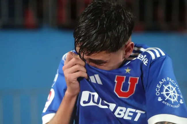 Salvador Negrete tras su debut profesional con la U | FOTO: Jonnathan Oyarzun/Photosport