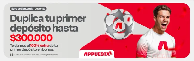 Código promocional Appuesta bono de bienvenida