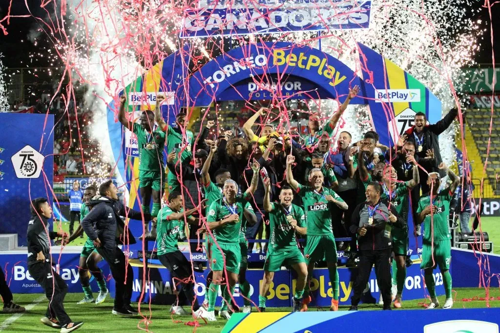 Patriotas Boyacá venció en la gran final anual del Torneo Betplay a Fortaleza. Los dos equipos volerán a la primera división del FPC en 2024. / VizzorImage.