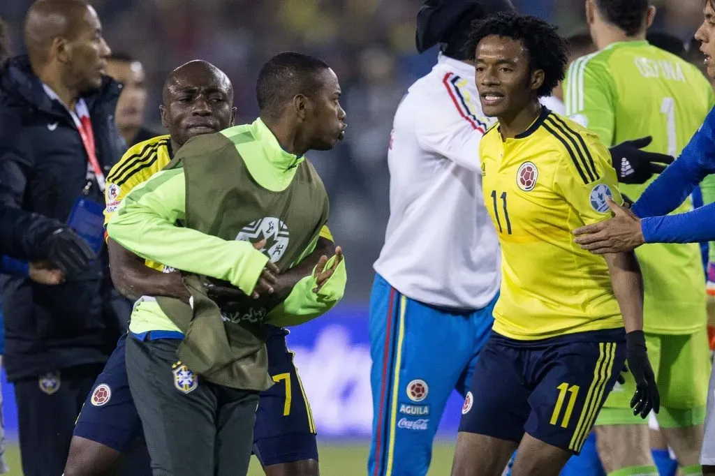 Robinho vs. la Selección Colombia (IMAGO / Fotoarena)