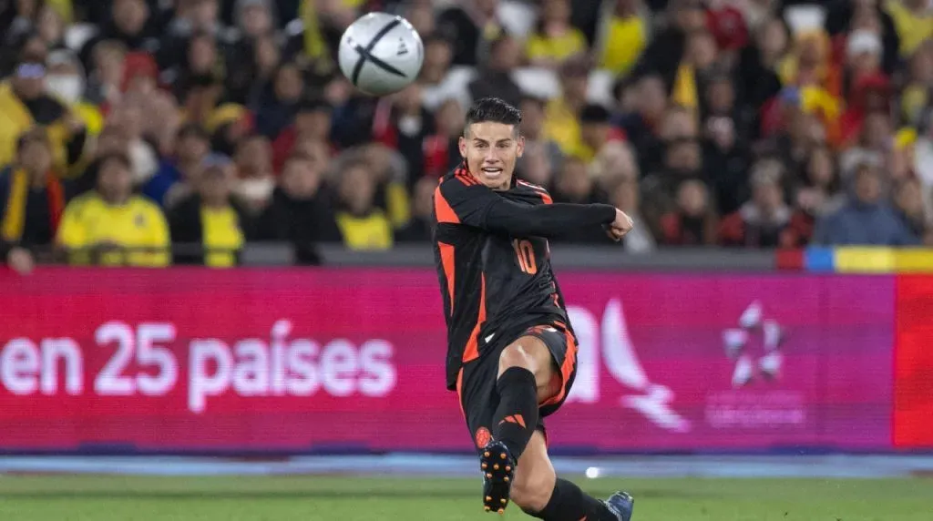 James Rodríguez en Colombia vs. España. (Foto: Imago)