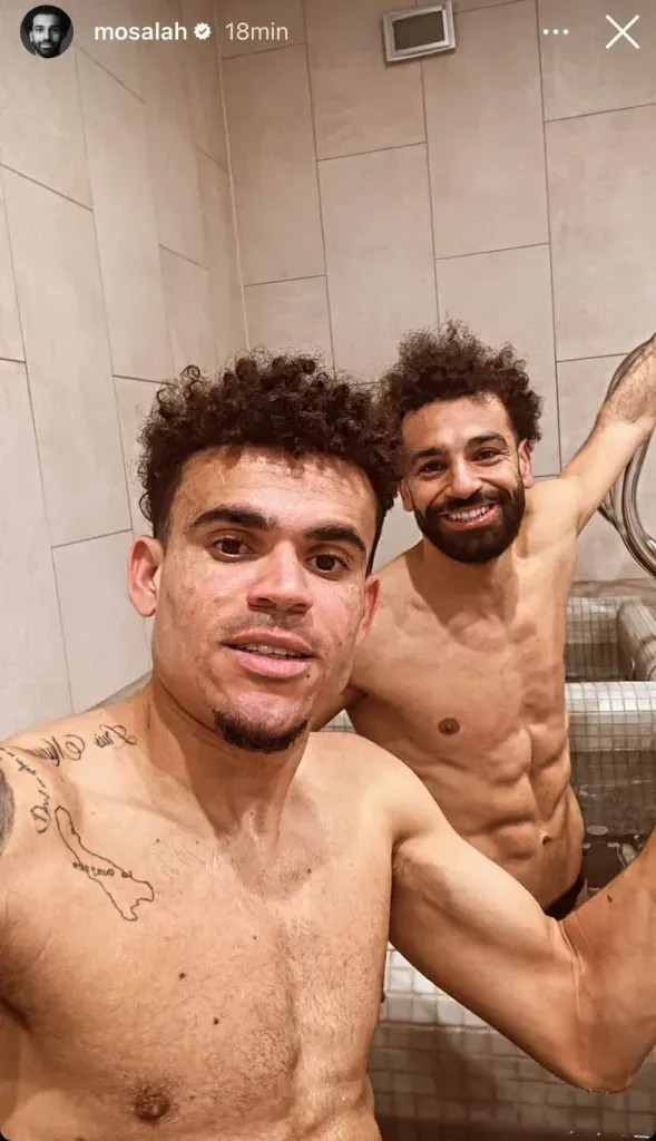 Historia de Salah con Díaz. (Foto: Instagram / @mosalah)