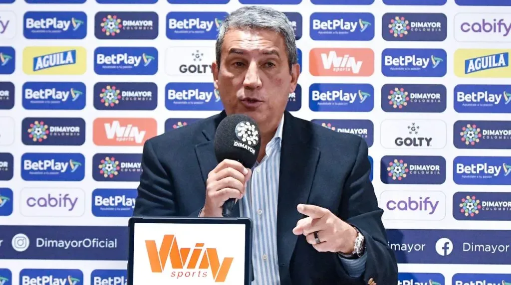 Fernando Jaramillo, el presidente de la Dimayor. (Foto: Vizzor Image)