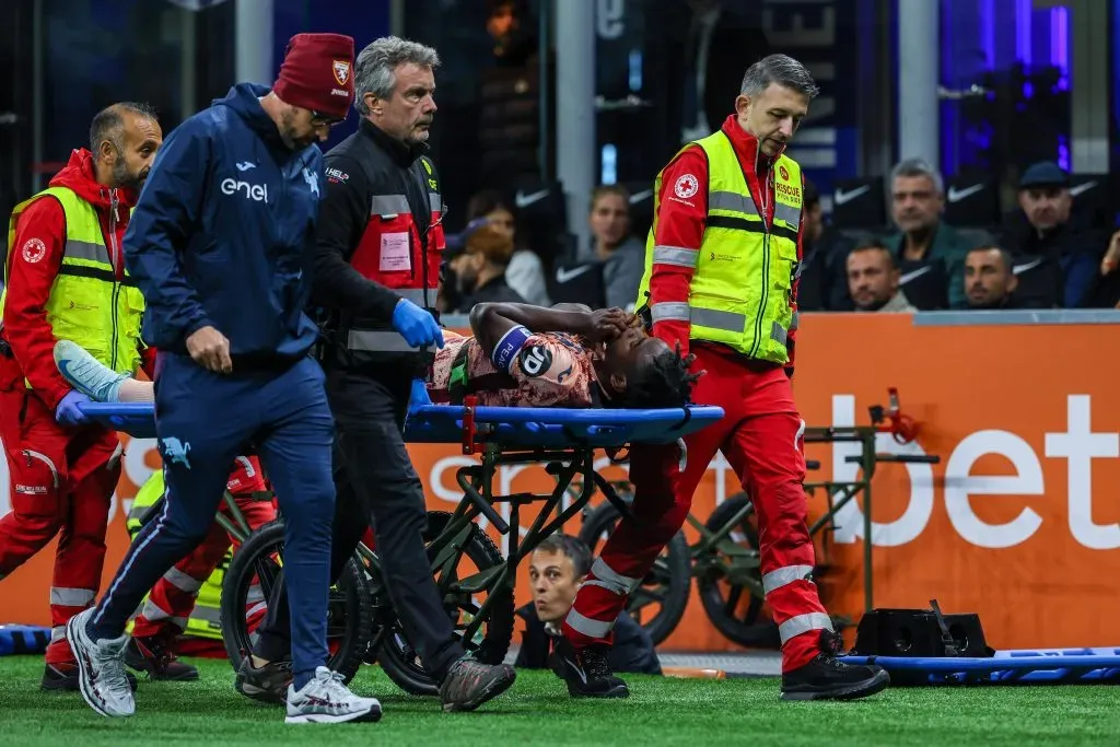 Fuertes imágenes: Así fue la delicada lesión de rodilla de Duván Zapata en Italia - Bolavip Colombia