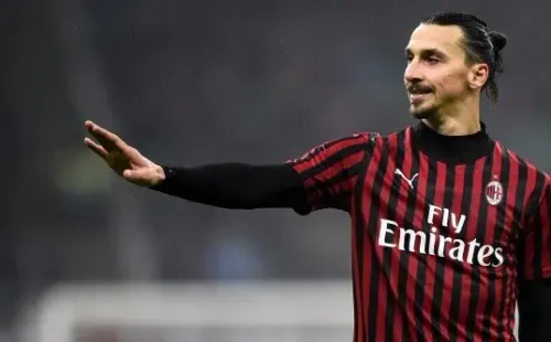 AC Milan striker Zlatan Ibrahimovic.