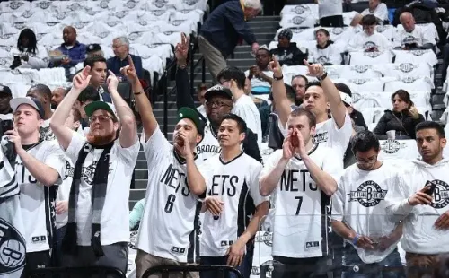 Fans of the Brooklyn Nets before an NBA Game. (Photo: Getty)
