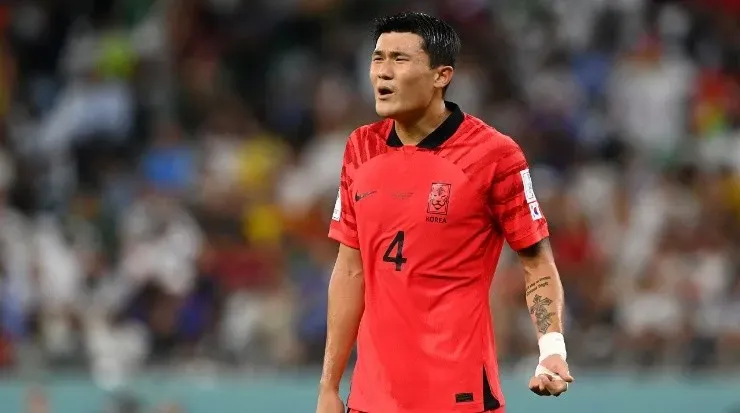 Min-jae Kim in action at Qatar 2022. (Claudio Villa/Getty Images)