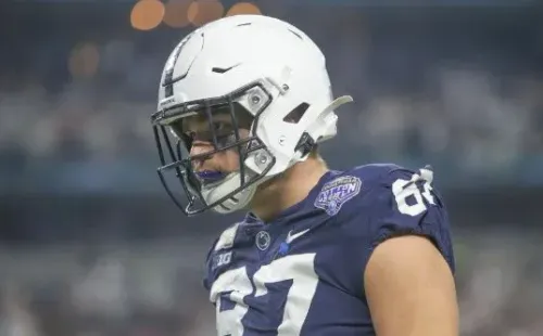 He played tight end and linebacker in high school (Getty)