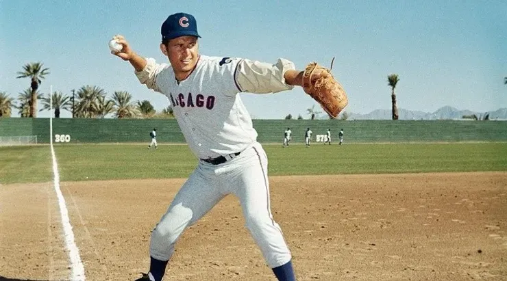 Santo retired after one season with the White Sox. (Getty)