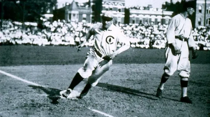 He was a part-time player while attending college. (Getty)