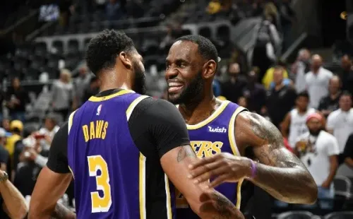 Los Angeles Lakersā LeBron James and Anthony Davis (Getty).