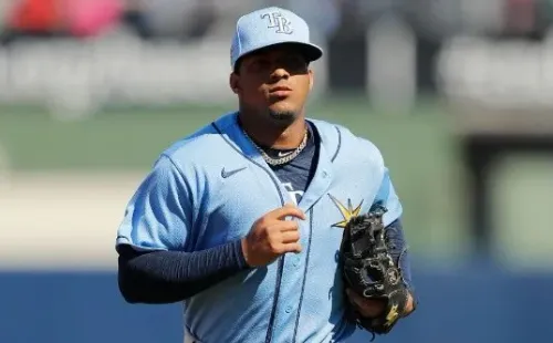 Wander’s uncles Eric and Willy Aybar also played in MLB. (Getty)