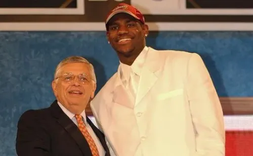 LeBron James was the 1st overall pick in 2003. (Getty)