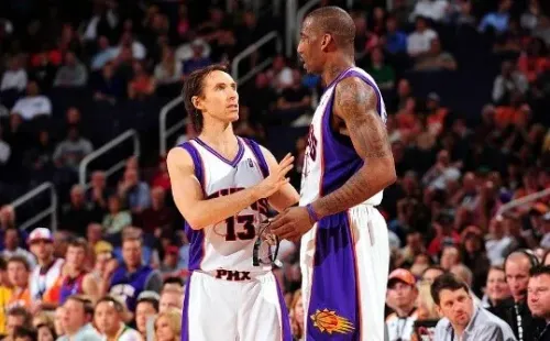 Steve Nash & Amar’e Stoudemire. (Getty)