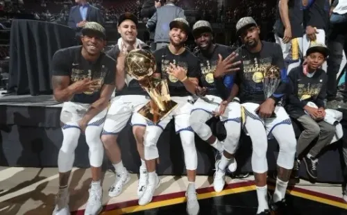 It was the last ring of the Kevin Durant era. (Getty)