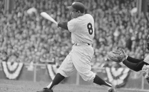 Yogi Berra holds the record for most World Series appearances (14) and wins (10). (Getty)